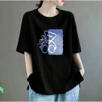 ราคา [tshirtone] เสื้อยืดโอเวอร์ไซส์Summer New Trendy Couples' Short Sleeve T-Shirt Loose Fashion Top - Lingerie, MenswearStreet Outfits For Men (1731321592542825362)