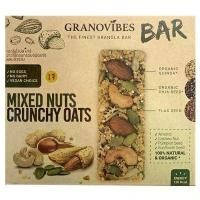 ราคา จัดส่งทันที. Granovibes Granola Bar Mixed Nuts Crunchy Oats 168 gกราโนไวบ์ส บาร์ กราโนล่าชนิดแท่ง สูตรถั่วรวม 168 กรัม (1731503775043388872)