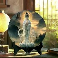 ราคา เครื่องประดับครอบครัว, พรจากอนิจจัง, พระโพธิสัตว์กวนอิม, ธีมสันติภาพและความสำเร็จ, เหมาะสำหรับห้องนั่งเล่นและทางเข้า, กรอบแสดงศาลเจ้า, พระ เครื่อง หลวง พ่อ แพวัด พิกุล ทอง เหรียญ (1732298732140856489)