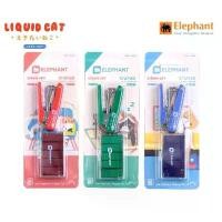ราคา ขายดีประจำเดือนนี้ Elephant เครื่องเย็บกระดาษ มินิ LIQUID CAT V.2 Stapler MINI-10/Y2 พร้อมลวดเย็บสี No.10 (ราคาต่อ 1 ชุด) (1731844432283796750)