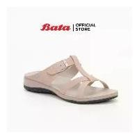 ราคา Bata Women's Mules Flats รองเท้าส้นแบนสำหรับผู้หญิง รุ่น Gade สีเบจ 6618662 (1729503261359770266)