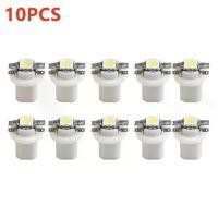 ราคา หลอดไฟ LED แดชบอร์ด Dash Lamp Instrument, 10 ชิ้น, T5 B8.5D 5050, สำหรับไฟ LED รถสีขาว SMD, [ข้อเสนอใหม่] (1732100187070760855)