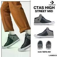 ราคา Converse คอนเวิร์ส รองเท้าผ้าใบ รองเท้าแฟชั่น ข้อกลาง UX Chuck Taylor All Star High Street Mid A11652CMF4BKGY (2700) (1730795551479400730)