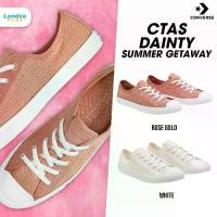 ราคา Converse คอนเวิร์ส รองเท้า รองเท้าผ้าใบ รองเท้าลำลอง สำหรับผู้หญิง OL W All StarDaintyOX 567694 / 567695 (2090) (1729601220897769754)