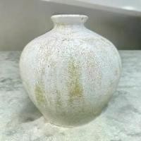 ราคา Vaseแจกันดินเผาทรงกลมปากเล็ก ขนาด 27 x 27 cm. (1731454192240198999)