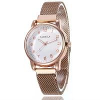 ราคา นาฬิกาข้อมือผู้หญิง GENEVA - เจนีวา แท้ รหัส GG402 หน้าปัดกลม ตัวเลขอารบิก 12 หลัก สายแม่เหล็ก มีหลายสี band คาสิโอ ทองคําเรือนนี้ ลุงขายให้ 200000 mod custom สปอ (1731564525564560970)