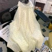 ราคา เสื้อชีฟอง สไตล์ Miu เชือกแขวนคอ ผูกเน็คไท สำหรับผู้หญิง ทรงหลวม เสื้อคลุมหน้าท้อง เสื้อตุ๊กตา เสื้อแขนกุด เรียบหรูสุดๆ เสื้อ ลาย ดอก น่ารัก เสื้อ ซาร่า (1732371727766685004)