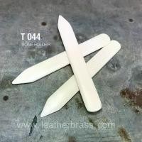 ราคา T044 Bone folder แท่งดันทรงกระเป๋า ทำจากกระดูกวัว อุปกรณ์งานหนัง leatherbrass**ราคาต่อชิ้น** (1732009931986863170)