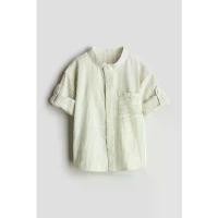 ราคา H&M(เอชแอนด์เอ็ม) เสื้อเชิ้ตคอจีนคอตตอน เด็กอ่อน 1261353_1 (1732337346122122243)