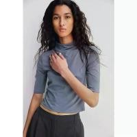 ราคา H&M(เอชแอนด์เอ็ม) เสื้อทอลายคอเต่าไมโครไฟเบอร์ ผู้หญิง 1267584_2 (1732291605427422897)