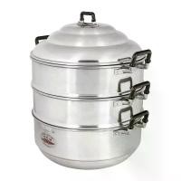 ราคา ซึ้งอลูมิเนียม ซึ้งนึ่ง ซึ้งตราจระเข้ / ขนาด 30 ซม (8ลิตร) Crocodile Cookware, ซึ้งจระเข้แท้ (1729588152360864478)