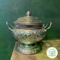 ราคา [COD] โถข้าวลายไทย อลูมิเนียม ตรากระเช้า ขนาด 20 cm โถข้าว BMC.kitchenware ร้าน BMC kitchenware (1731244656658056395)