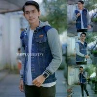ราคา เสื้อแจ็คเก็ตยีนส์ผู้ชายแบบมีฮู้ด ดีไซน์ดั้งเดิม สีสันสดใส สไตล์เท่ๆจากแบรนด์ Distro Man Clothing Denim (1730909080523671558)
