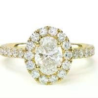 ราคา แหวนเพชรแล็บ เพชร CVD แหวนทอง 9 K สีเหลืองโกลด์ ขนาดไซส์ #53 น้ำหนักทอง 3.610 กรัม น้ำหนักเพชร CVD 1.040 กะรัต (1732382317062227790)