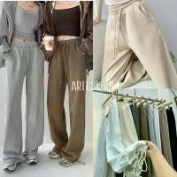 ราคา K 815-8#กางเกงวอร์มขายาวเกาหลี กางเกงเอวสม็อคผ้านุ่มยืดหนา สไตล์เกาหลีรุ่นนี้ผ้าดีมากจ้า ใส่ได้ทั้งขาจั้มและปล่อย ขายร้อน (1731887340552619453)