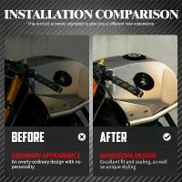 ราคา ถังน้ำมันเชื้อเพลิงรถจักรยานยนต์, สำหรับ BMW K series (K75, K100, K1100, K1100rs, K75rt, K75c, K100rs, K1100lt), ฝาครอบกระบอกน้ำมันเบนซินก๊าซ CNC (1732246219648698888)