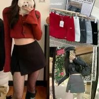 ราคา Gang_jeans#767(K)กระโปรงทรงเอ ผ่าหน้า มีซับใน ผู้หญิง ฟรีไซส์ พร้อมส่ง จัดส่งฟรี กทม (1731705166831781697)