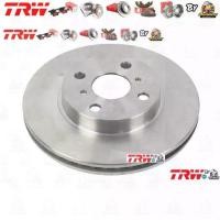 ราคา TRW จานดิสเบรคหน้า จานเบรคหน้า 1คู่/2ใบ TOYOTA VIOS 1.5 NCP150 รุ่น J,E ปี 2014-2016 DF4806 ขนาด 255 mm ใบหนา 22 mm (1730742678521416326)