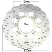 ราคา โรเตอร์ดิสก์เบรกหลัง, 220 มม., สำหรับ KAWASAKI Ninja 650 EX, 650 J Z650 ER650 ABS รุ่น 2017-2022, Versys 650, KLE650 2007-2014 (1732178394698123276)