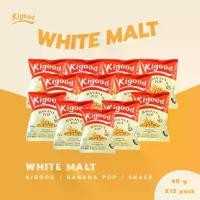 ราคา BANANA POP White Malt Flavor 40g. [ 12 pcs ] กล้วยป๊อป ผลิตจากกล้วยหอมทอง 100% natural (1729976649621473545)