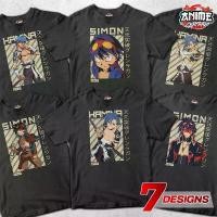 ราคา Shirt planet Gurren Lagann Anime lover Kamina, Simon, Yoko Characters Design High quality UnisexCotton 100% [S-5XL] คําแนะนําผลิตภัณฑ์ใหม่ของเดือนนี้ (1732344500071990817)
