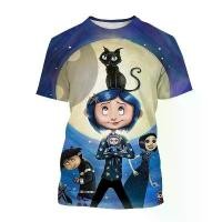 ราคา เสื้อยืดวง Coraline & the Secret Door 3D Thriller Horror Anime Movie Unisex Personality เสื้อพิมพ์ลายการ์ตูน เสื้อแขนสั้น (1730909611851352561)