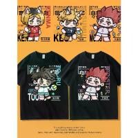 ราคา Anime Haikyuu!! Tshirt รูปแบบอะนิเมะ การพิมพ์ เสื้อยืด Oikawa Tooru & Tendo Satori Unisex Tshirt S-5XL (1731355633535911832)