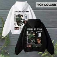 ราคา Levi Ackerman Hoodie Attack on Titan Hoodie Anime Streetwear Survey Corps Graphic Hoodie Japanese Manga Pullover Unisex (1732312073935160788)