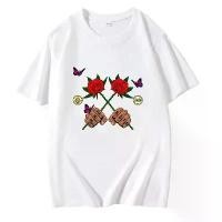 ราคา Eladio Carrion T-Shirts Sauce Boyz Monarch Casual Anime Tshirts Fashion Women Clothing Short Tops Men 100% Cotton Tees (1731636711747258523)
