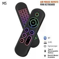 ราคา Air Mouse Remote With Mini Keyboard, 6-Axis Gyro Sensor, 58 Full QWERTY 2.4G RF Wireless, BLE 5.2 3 Level จัดส่งที่รวดเร็ว (1732386814408951076)