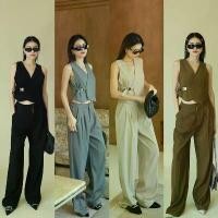 ราคา (ลด 30% ซื้อผ่าน video) Simplestyle.byd Miley Blazer Set ชุดเซทเสื้อเบลเซอร์ กางเกงขายาว ชุดทำงาน (1732233953155056977)