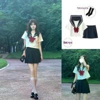 ราคา Trusnus นักเรียน เครื่องแบบ JK Cosplay ชุดเซ็ท Set สไตล์ญี่ปุ่น ชุดนักเรียน พร้อมส่ง (1731251557281269388)
