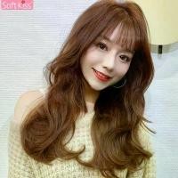 ราคา Softkiss วิกผม Long wig วิกผมยาว วิกผมผู้หญิงดัดลอน วิกหน้าม้า วิกผมยาว วิกผมปลอม เส้นผมนุ่มลื่น เหมือนธรรมชาติ คลังสินค้า (1731907456211780707)