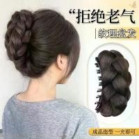 ราคา กิ๊บติดผมซาลาเปา, สำหรับผู้หญิง, ดูเป็นธรรมชาติ, ปุย, วิกผมถัก, หลังศีรษะ Scrunchies, สไตล์เฮปเบิร์น, [COD] แฮร์พีช 3 ชิ้น วิกผมแท้ ผสม ไหม glueless wig แฮร์พีช ผมเปีย ไหมถั (1731426702764311957)