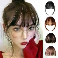 ราคา ต่อผมหน้าม้าปลอม, สีน้ำตาล, คลิปหนีบ, หน้าม้าบิน, สำหรับผู้หญิง, ขอบกับวัด, กิ๊บติดผม, หน้าม้าคลื่น, เหมาะสำหรับสวมใส่ทุกวัน แฮร์พีช สาย wig hair women ผม ปลอม อาหมวย 2 ข้าง (1731743734295136926)