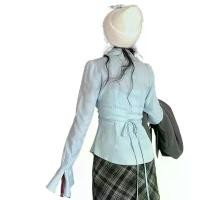 ราคา เสื้อเชิ้ตปักลายเอว กระชับสัดส่วน เรียบหรู มาใหม่ในปี 2568 พร้อมคอปกและแขนบาน Ruched แฟชั่น ชุด ผึ้ง pomni digital circus costume สุ่ม เมงุมิ เสื้อ หม้อฮ่อม ผู้ หญิงไซส์ (1731378965484111603)