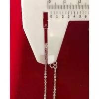 ราคา Thailand สร้อยคอลาย ลายโซ่ทับแบน เงินแท้92.5% เงินแท้ทั้งเส้น มีใบรับประกันสินค้าเงินแท้925 (1731423798453372047)