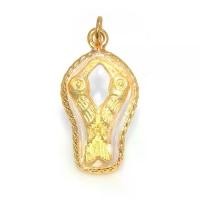 ราคา Thailand จี้สาริกาลิ้นทอง เลี่ยมทอง เนื้อทองเหลือง รุ่น TK-095 (1731200839674791417)