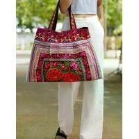 ราคา กระเป๋าสะพายข้าง ผ้าปัก มีซิป กระเป๋าม้ง Tote Thai Shoulder Shoppers Bag (1730410313755363944)