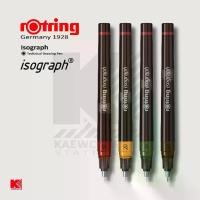 ราคา Certified productsปากกาเขียนแบบ Rotring Isograph ขนาด 0.1, 0.2, 0.3 และ 0.5 มม. (1732208702185047887)