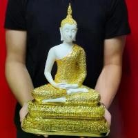 ราคา Certified productsพระพุทธรูปปางสมาธิ จีวรลายดอกพิกุล งานผิวสีขาวปิดทองเกือบทั้งองค์ สวยพรีเมี่ยม(หน้าตัก9นิ้ว สูง40ซม.)องค์ใหญ่สวยงามมาก (1731657817610159512)