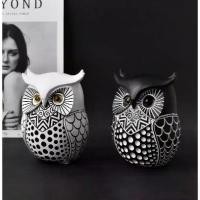 ราคา Certified productsรูปปั้นนกฮูก ของแต่งบ้าน โมเดลนกฮูก แต่งร้าน รูปปั้นประติมากรรม แต่งโต๊ะคอม โต๊ะทำงาน (1732048560708159308)