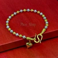 ราคา Certified productsกำไลข้อมือ สร้อยข้อมือสองกษัตริย์ ห้อยรูปหัวใจ สร้อยข้อมือสองกษัตริย์พร้อมจี้หัวใจ สองกษัตริย์ ไม่ลอกไม่ดำ รุ่นขายดี (1732267203410363898)