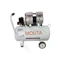 ราคา MOLITA ปั๊มลม Oil Free ไม่ใช้น้ำมัน เสียงเบา ขนาด 30 ลิตร (1729711538114759612)