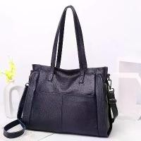 ราคา กระเป๋าสะพายหนังแท้, สำหรับผู้หญิง, ความจุมาก, ซิป, กระเป๋าถือแฟชั่นสีดำ, หลายช่อง, สายปรับได้, กระเป๋าสตางค์หนังแท้, [City Essential] (1731653273009423727)