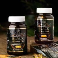 ราคา Black sesame oil น้ำมันงาดำสกัดเย็น Benjaruk สกัดเย็น มีเซซามีน เบญจรักษ์ 3 ออร์แกนิก ปราศจาก GMO (1729589364300089486)