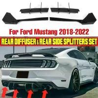 ราคา กระจังหน้า Diffuser ริมฝีปากกันชนท้ายรถ, ตัวแยกด้านข้างด้านหลัง, ผักกระพรวน, สำหรับ Ford Mustang 2018-2021, ตัวดัดแปลงสปอยเลอร์แชสซี, ชุดตัวถัง (1730301469749250600)
