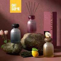 ราคา OHSOME ก้านไม้หอมปรับอากาศ น้ำมันหอมระเหย ขนาด 100 มล. Aromatic Reed Diffuser (1732036415597151268)