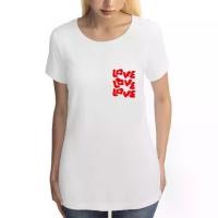 ราคา Sugar Bomb Tee ลาย LOVE LOVE LOVE เสื้อยืด Crop T-shirt Oversize Women Clothes (1731629457239738250)