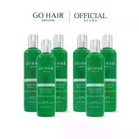 ราคา (250ml. 6 ขวด) Go Hair Silky Seaweed Nutrients โกแฮร์ สาหร่ายทะเล สำหรับผมเส้นใหญ่ ผมเสีย กันความร้อน ขวดเขียว (1729604665319328418)
